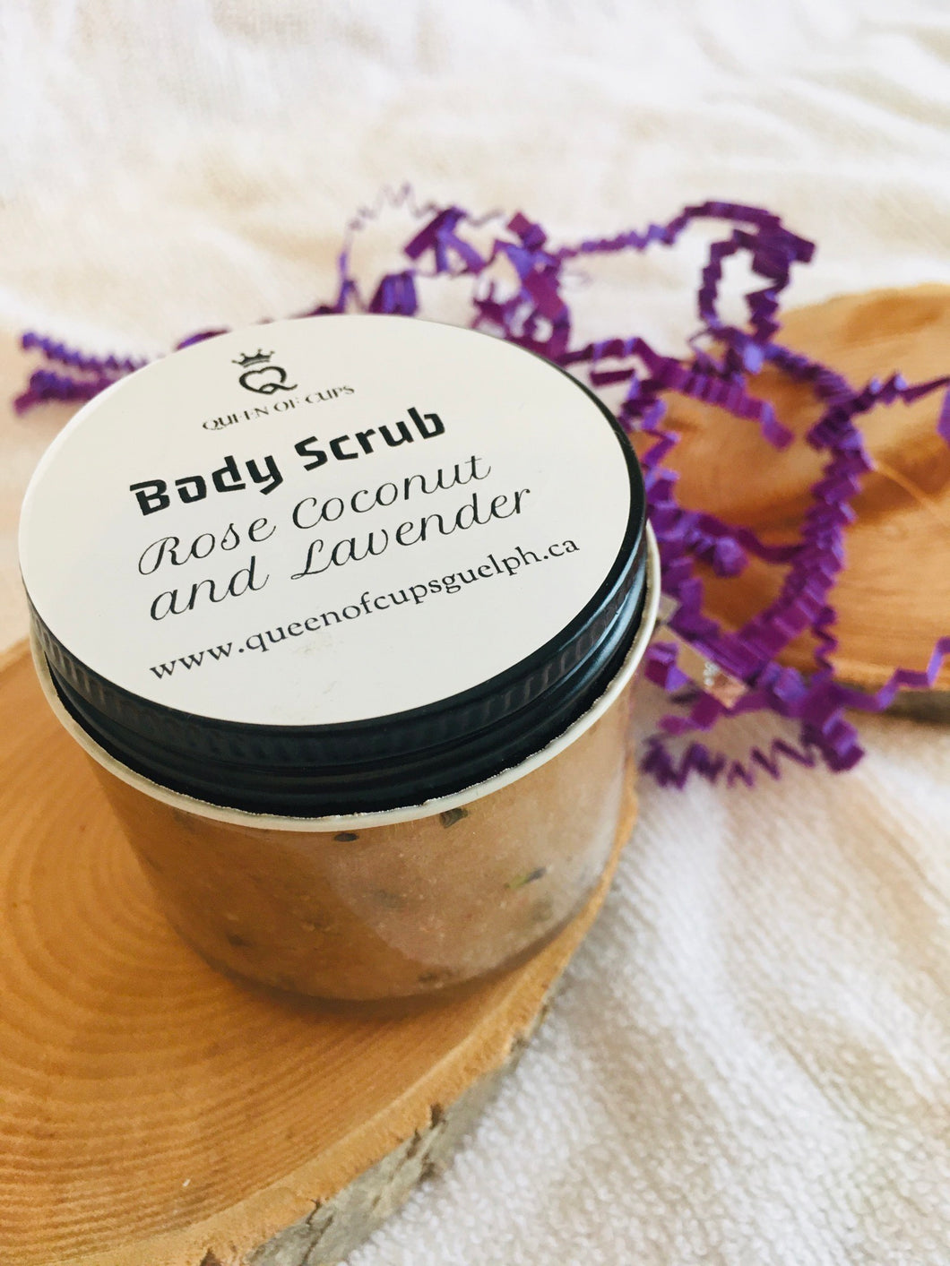 Rose Coconut Lavender Body Scrub